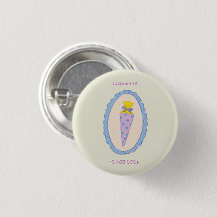 Einschulungsgeschenk Schultüte Erinnerungsstück Button