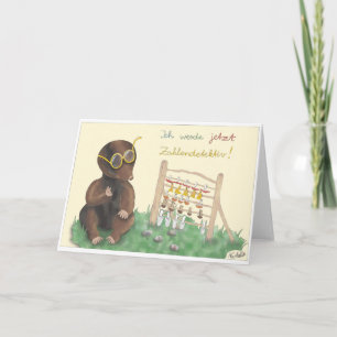 Einschulungskarte – liebevoll handgezeichnet Junge Karte