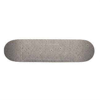 Einschussloch u. Diamant-Platte Skateboard