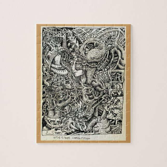 Einseitiger Wettbewerb Puzzle (Vertikal)