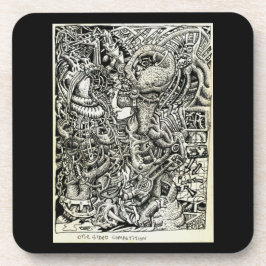 Einseitiger Wettbewerb von Brian Benson Getränkeuntersetzer