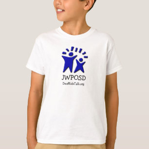 Einseitiges Logo-und Website-Shirt T-Shirt