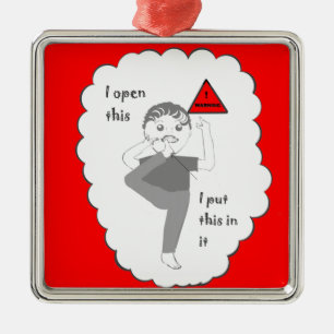 Einsetzen Ihres Fußes in Mundwitzprodukte Ornament Aus Metall