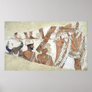 Einsetzung des Königs durch die Göttin Ishtar Poster