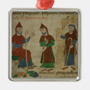 Einsetzungs-Benediktiner-Mönch, von 'De Silbernes Ornament