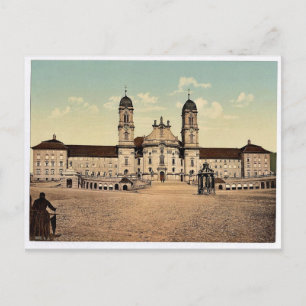 Einsiedeln, Kloster, Vierwaldstättersee, Schweiz v Postkarte