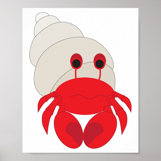 Einsiedlerkrebs Poster (Vorne)