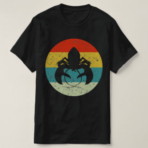 Einsiedlerkrebs Retro-Silhouette 70er Jahre T-Shirt