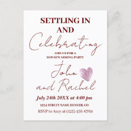 Einsiedlung und Feiern des Party der Haushaltserwä Postkarte