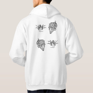 einsperren und ausstechen hoodie