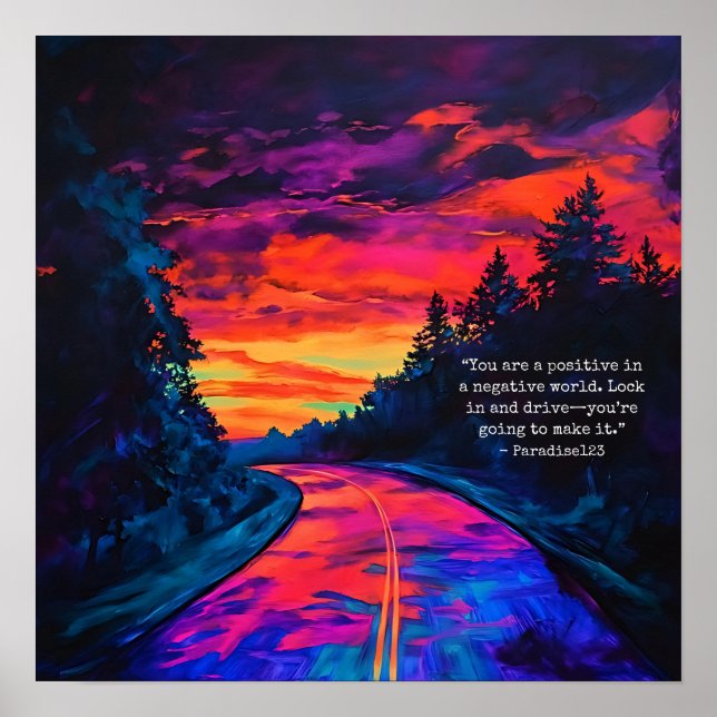 einsperren und fahren poster (Vorne)