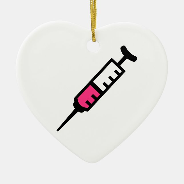 Einspritzungsspritze Keramikornament (Vorne)