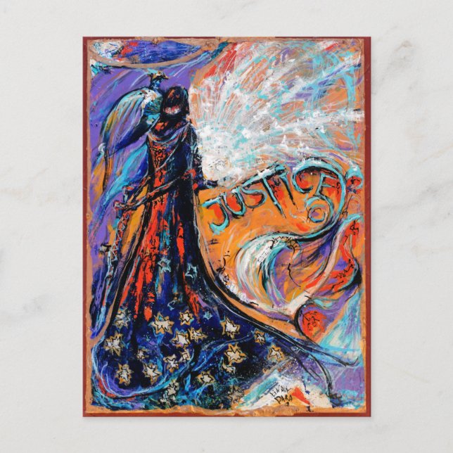 Einspruchskarte Nr. 23: Justiz Postkarte (Vorderseite)