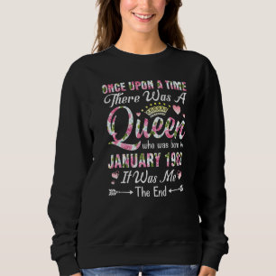 Einst gab es eine Königin, die im Januar 1982 gebo Sweatshirt