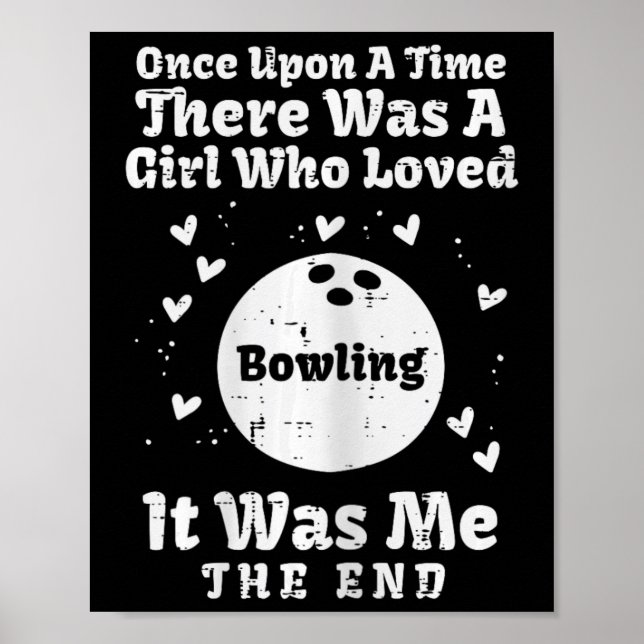Einst liebte das Mädchen Bowling Girls Kinder ster Poster (Vorne)