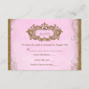 Einst Prinzessin Birthday RSVP