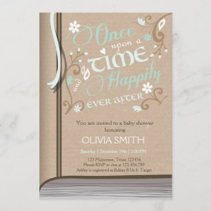 Einst Storybook-Babypartyeinladung Einladung