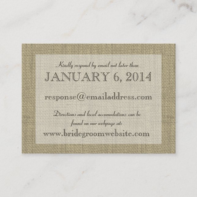 Einsteckkarte Begleitkarte (Vorderseite)