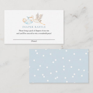 Einsteckkarte für das Blue Stork Diaper Begleitkarte