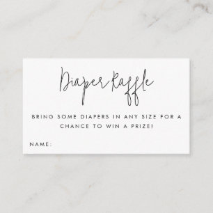 Einsteckkarte für das Windelrad-Ticket Babydusche Begleitkarte