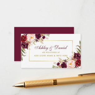 Einsteckkarte SB für das Hochzeitsamkeitsgrabmal Begleitkarte
