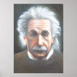 Einstein by Carol Broderick (me mum) Poster