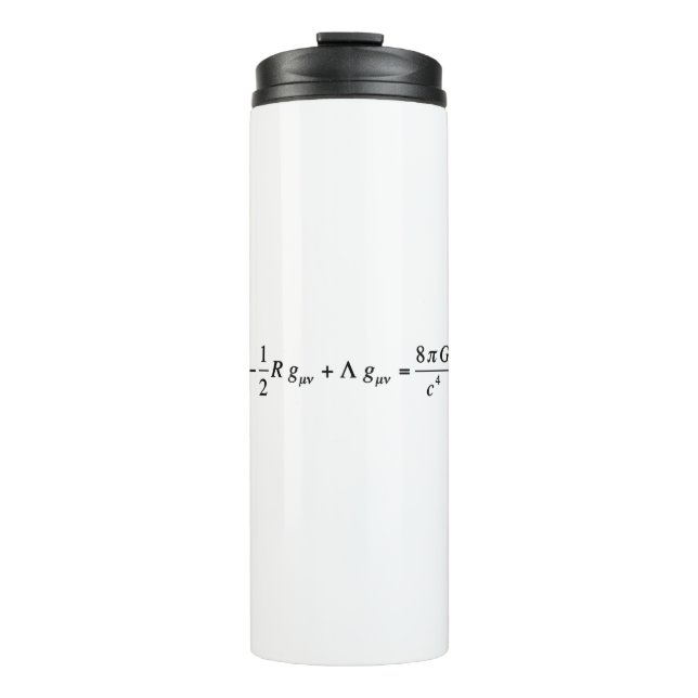 Einstein-Feldgleichung der allgemeinen Relativität Thermosbecher (Vorderseite)