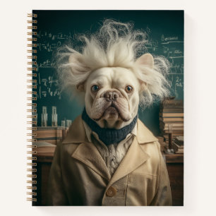 Einstein Pup im Labrador Coat Notizbuch