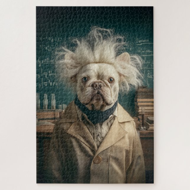 Einstein Pup im Labrador Coat Puzzle (Vertikal)