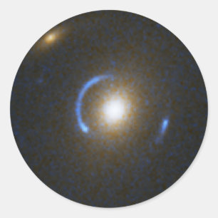 Einstein Ring Gravitations Lens Runder Aufkleber