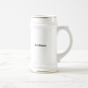 Einstein Stein Bierglas