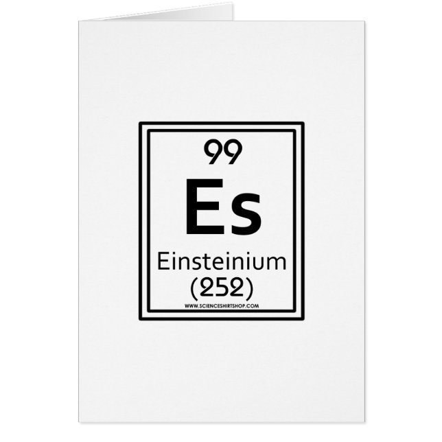 Einsteinium 99 (Vorne)
