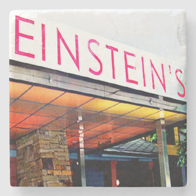 Einsteins Atlanta, Einsteins Atlanta Steinuntersetzer (Vorderseite)