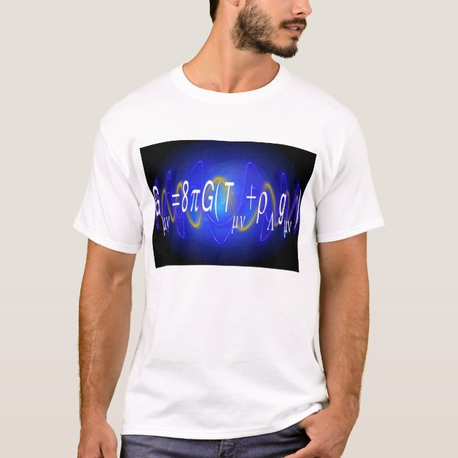 Einsteins Feld-Gleichungs-T - Shirt (Vorderseite)