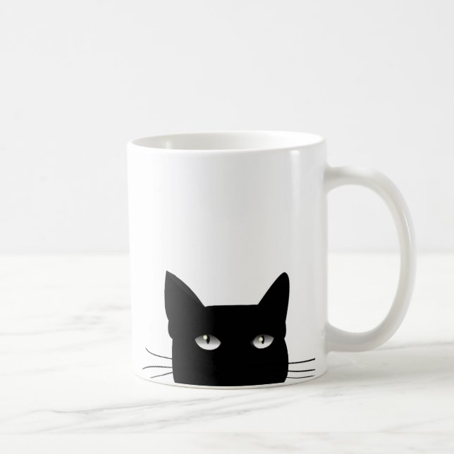 EINSTELLEN DER SCHWARZEN KÜCHENKÜCHE KAFFEE-TASSE KAFFEETASSE (Rechts)