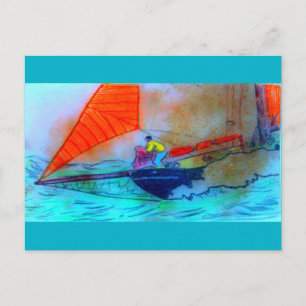 Einstellung der Schüler Postkarte