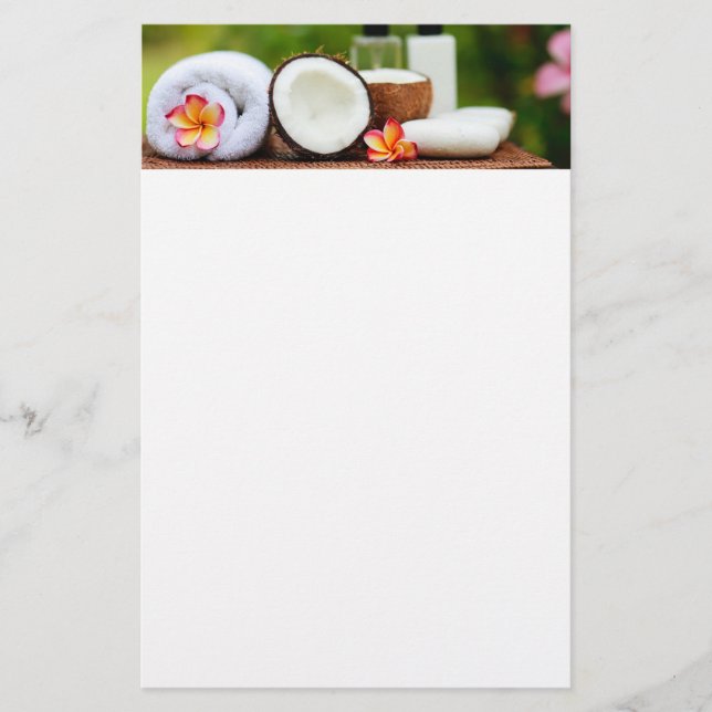 Einstellung des Wellness-Centers Briefpapier (Vorderseite)