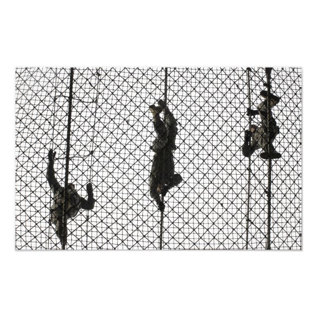 Einstellung eines Hindernisses Fotodruck (Vorne)