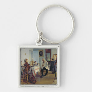 Einstellung eines Mädchens, 1891-92 Schlüsselanhänger