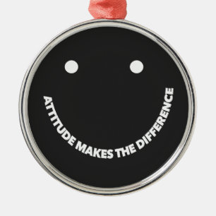 Einstellung macht den Unterschied Motivationsspruc Ornament Aus Metall