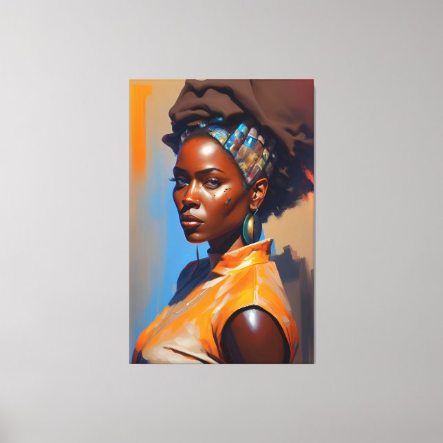 Einstellung macht einen Unterschied Leinwanddruck (Vorderseite)