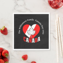 Einstellungen für das Party am Tag Kanada Personal