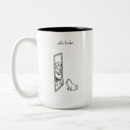 Einstellungsbecher Zweifarbige Tasse