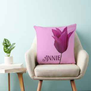 Einstellungsname Annie hübsch rosa florale minimal Kissen