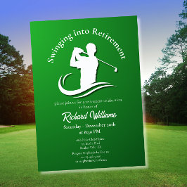 Einstieg in das Retirement Modern Golf Player Part Einladung