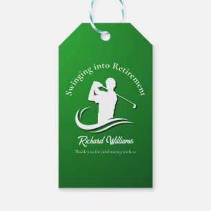 Einstieg in das Retirement Modern Golf Player Part Geschenkanhänger