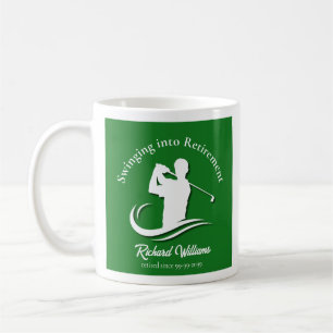 Einstieg in das Retirement Modern Golf Player Part Kaffeetasse