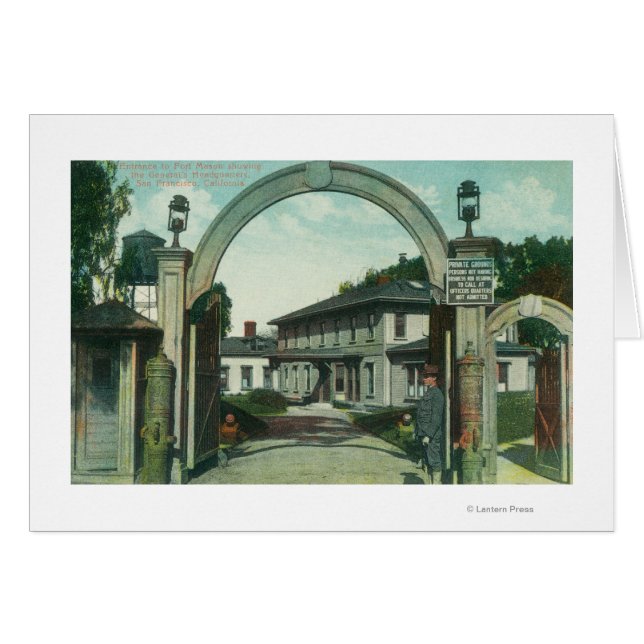 Einstiegsansicht nach Ft. Mason Showing General's (Vorderseite (Horizontal))