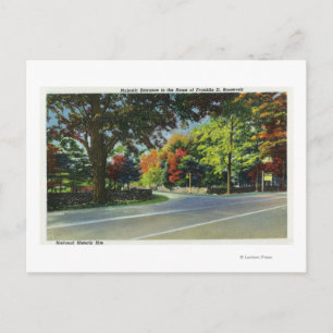 Einstiegsansicht zum FDR-Haus Postkarte