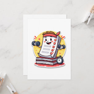 Einstufungspapiere ist mein Cardio-Geschenk für Le Einladung